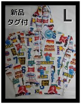 ヒステリックグラマー◆長袖ジップup（フーディー）アメコミ風◆サイズ:L◆新品タグ付_画像1