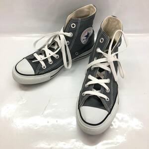 □CONVERSE ハイカットスニーカー 23.5cm 灰 コンバース レディース CANVAS ALL STAR HI 1C988 複数落札同梱OK B240221-1