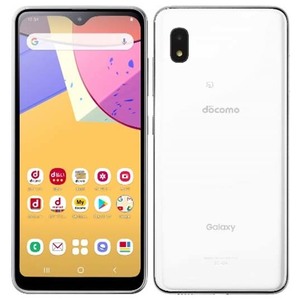 Galaxy A21 SC-42A 64GB かんたんモード シンプル ＦＭラジオ スマホデビュー 特典付 docomo版 SIMロック解除済 da21wh-a147y3