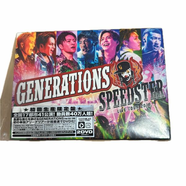 初回生産限定盤GENERATIONS LIVE TOUR 2016 “SPEEDSTER 16/12/28発売 