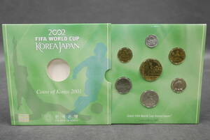 36 2002 FIFA WORLD CUP KOREA JAPAN Coins of Korea 2001 未使用