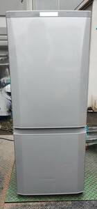 三菱電機 MITSUBISHI ELECTRIC ノンフロン冷凍冷蔵庫 MR-P15A-S 146L 2016年製 50/60Hz 右開き 2ドア 一人暮らし　動作確認済み　清掃済み