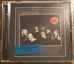 The Allman Brothers Band / Idlewild South D/J Copy Monaural / 1CD / Pressed CD / オールマンブラザーズバンド / プロモオンリーモノ盤