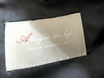 A DAY IN THE LIFE UNITED ARROWS ユナイテッドアローズ メンズ 総裏地 ウール スーツ上下セットアップ 44 黒_画像2