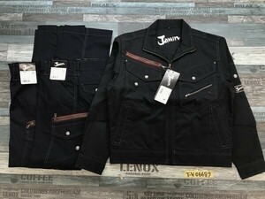 新品タグ付き！Jawin メンズ ジャケット1枚・パンツ2枚 3点セット 上下セットアップ S/73 黒・紺 上下色違い