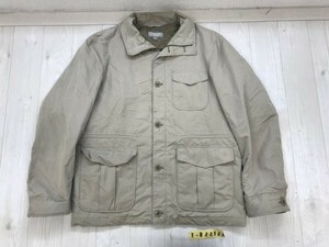 YUKI TORII HOMME ユキトリイ メンズ 裏キルティング ボタン&ジップ ジャケット L ベージュ