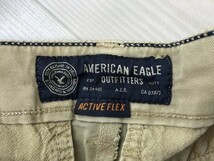 AMERICAN EAGLE アメリカンイーグル レディース スリムカラーパンツ 黄土色_画像2