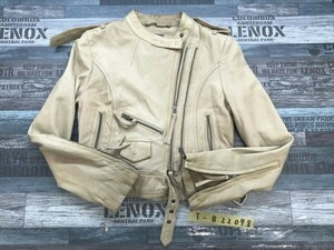 GAP Gap lady's sheep leather leather Zip jacket small size XS khaki beige 