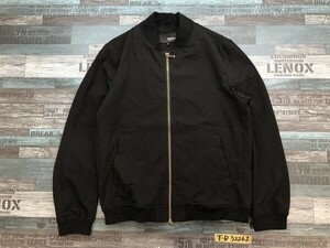 MOSSIMO モッシモ メンズ ポリエステル混 薄手 ブルゾン ジャケット M 黒