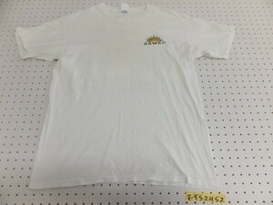 HAWAIIAN ISLANDS メンズ 地図プリント 半袖Tシャツ L オフホワイトMIX