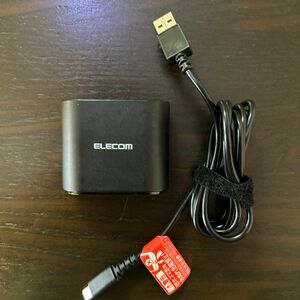 エレコム　充電器　ELECOM 15W Type-Cポート AC充電器 MPA-ACC18BK （ブラック）