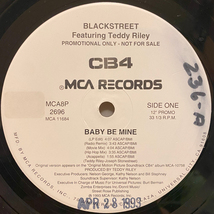 BLACKSTREET / BABY BE MINE_画像1