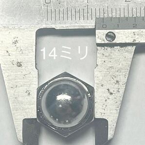 モンキー ダックス カブ シャリー リアサスナット クロームメッキ仕様 高品質日本製 c50 c70 z50 cf50 スリムなスパナサイズ14ミリの画像4