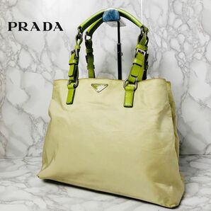 PRADA プラダ トートバッグ ハンドバッグ 肩掛け 三角ロゴ ロゴプレート ナイロン バッグ 011