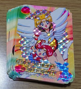  Pretty Soldier Sailor Moon sailor Star z Bandai small frame collection normal kila card full comp 21 kind beautiful goods 