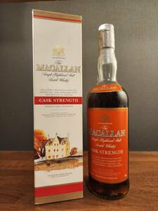 未開封　The MACALLAN ザ・マッカラン カスクストレングス レッドラベル ウイスキー 750ml 58.2% 箱付