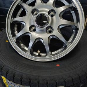 【2023年製】ダンロップ WINTER MAXX SV01 145/80R12 80/78+JP202 4本総額 41400円 タイヤ+アルミホイール ４本セット 車検対応 JWL-T規格の画像2