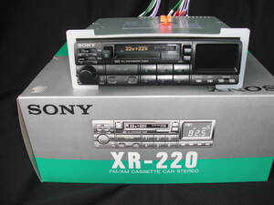 SONY ソニー 新品 FM/AM 　カセットデッキ　カセットテープ カーステレオ XR-220 改造機