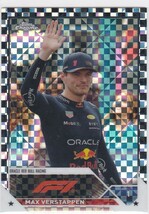 MAX VERSTAPPEN (RED BULL) 2023 TOPPS CHROME FORMULA F1 BLACK CHECKER FLAG REFRACTOR #3_画像1