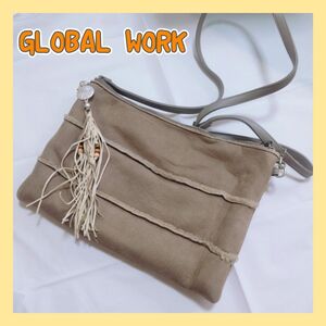 ⑩GLOBAL WORK　グローバルワーク　ショルダーバッグ