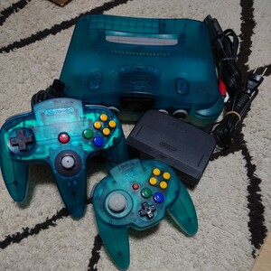 Nintendo64 クリアブルー horiパッドミニ ニンテンドー64