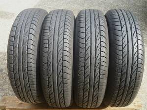 ●ダンロップ　エコ　ＥＣ２０１　１４５/８０Ｒ１２　１９年製８～９分山中古４本売り切り！