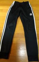 adidas(アディダス) SST CUFFED TRACK PANTS ジャージ パンツ SIZE:UK XS 黒 送料510円～_画像1