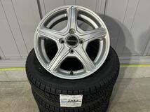 新品 BRIDGESTONE BLIZZAK VRX2 & BALMINUM (中古) 155/65R14 4本セット スタッドレス 軽自動車各種 ブリヂストン ブリザック_画像1