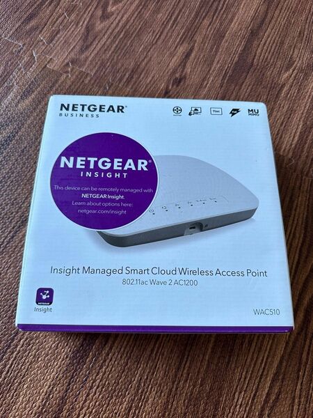 NETGEAR WAC510 ワイヤレスLANアクセスポイント ACアダプター LANケーブル