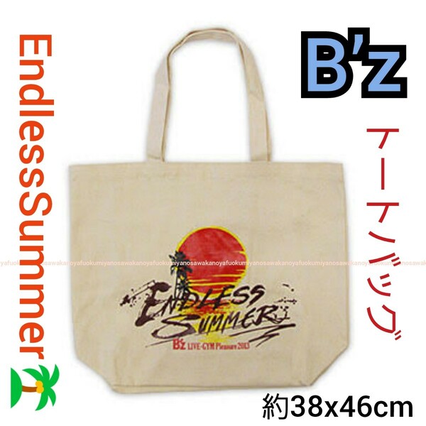 新品 B’z LIVE-GYM Pleasure 2013 ENDLESS SUMMER 大きめ 帆布 トートバッグ 検) 松本孝弘 稲葉浩志 カバン 布製 STARS HINOTORI en