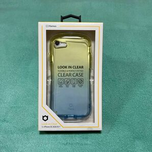 新品　iPhone SE3/SE2/8/7 iFace Look in Clear Lollyケース （レモン/サファイア）