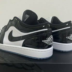 【送料無料】【新品】26.5cm Nike AirJordan1 Low Concord ナイキ エアジョーダン1ロー コンコルド ホワイト/ブラック の画像4