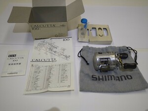 シマノ SHIMANO カルカッタ 100 右巻き　検索用: CULCUTTA 、ベイトリール、92、旧カルカッタ、右ハンドル、オールドリール