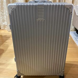 TABITORA タビトラ スーツケース シルバー Lサイズ 静音 TSAロック 軽量 大容量 丈夫 大型 出張 修学 旅行