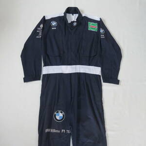 BMW　メカニックスーツ　レーシング　つなぎ　作業服　企業　ドイツ　イギリス　カストロール　Castrol　F1　German Garmany usa uk　B-XL