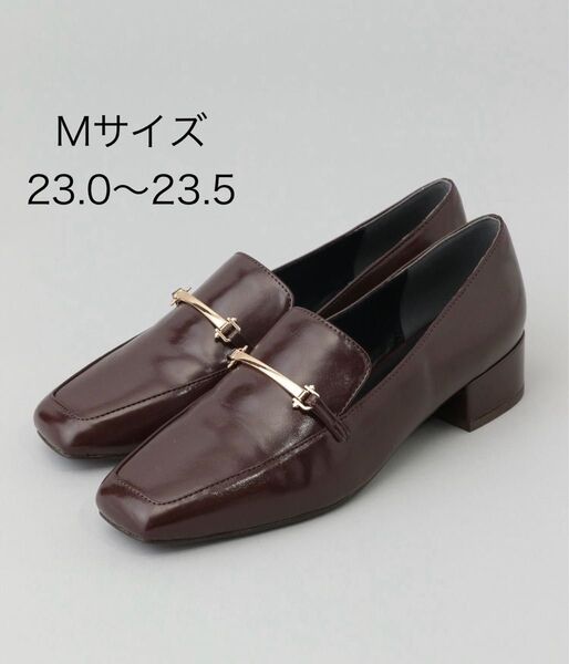 【アパートバイローリーズ】 ヒールローファー ブラウン パンプス 値下げ