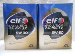 elfエルフ EVO FULL-TECH LLX 5W30　８Ｌセット