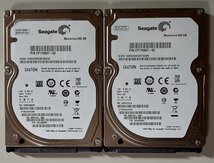 4223 2.5インチ 内蔵SATAハードディスク 640GB 2個 9.5mm Seagate ST9640320AS 149/6728時間 正常 Mac/Win_画像1