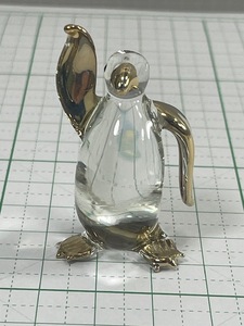 ★新品★手作りガラス細工 ペンギン C 置物