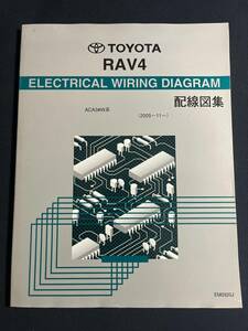 RAV4 ACA3#W series wiring diagram compilation 2005/11~ 2007 year 8 month modified . version EM0920J