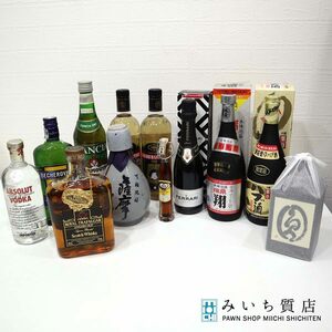 質屋 1円オークション お酒 12本セット まとめ売り ウィスキー 果実酒 スピリッツ 泡盛 焼酎 ハブ酒 みいち質店