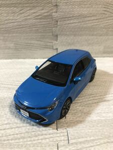 1/30 トヨタ 新型カローラスポーツ COROLLA SPORT 非売品 カラーサンプル ミニカー シアンメタリック