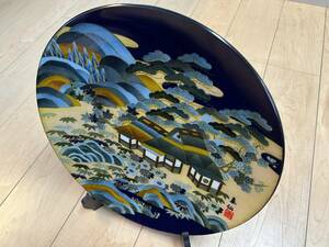 泰仙　絵皿　飾り皿　倉庫の整理品　サイズ約39ｃｍ径