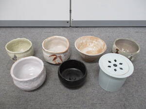 む489　棚に　現状品　茶器　茶碗　茶道具　７点セット　まとめ売り　陶器　陶磁器