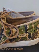 送料無料　CONVERSE × STUSSY　28.5センチ　SEA STAR LS OX CAMO　10.5　海外モデル　ステューシー　コンバース　シースター　未使用品_画像2