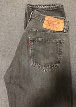 送料込み！90S 米国製 LEVIS リーバイス501 Rタブ 先染めブラック 良フェード感！刻印653 旧16番工場 ヴィンテージ_画像1