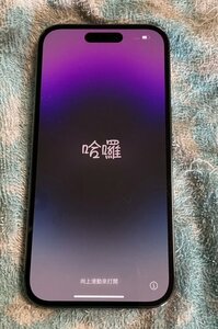 【RKGU1】Apple iPhone 14 Pro 256GB ディープパープル MQ1E3J/A /SIMフリー/中古