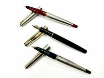 【３点セット】PARKER パーカー万年筆 まとめ売り ※インク切れ_画像1