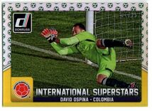 超レア！25枚限定！ David Ospina(ダビド・オスピナ) 2015 Donruss International Superstars Green Soccer Ball 04/25 コロンビア代表!!_画像1