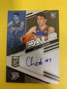 2022-23 【NBA Panini DONRUSS】CHET HOLMGREN　PENPALS Rookie ON CARD AUTO RC OKC Thunder